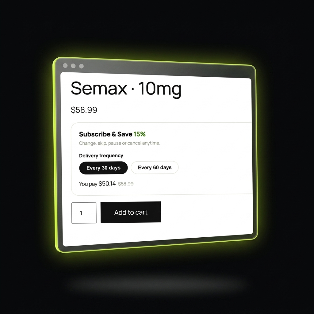 Subscribe & Save on your product page